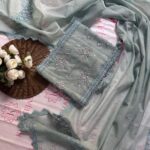 Aqua Blue Zareekh 2pc