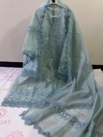 Aqua Blue Zareekh 2pc - Image 3