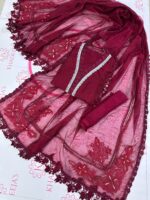 Mehrunisa – 3 Piece Luxury Pret - Image 25